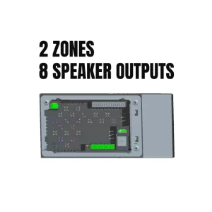7 Inch Android 11 2 Zones 8speaker Outputs Amplificador TUYA Zigbee Gateway Smart Control Panel Wall Amplifier - Image 3