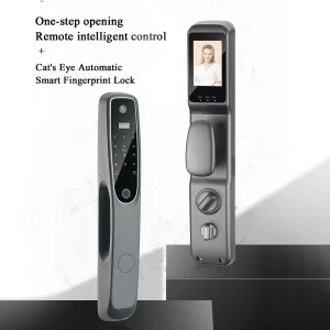 K02-Fully Automatic Tuya WiFi APP Remote Unlocking, Anti-prying Alarm, Biometric Fingerprint, Password Card, Smart Lock - Image 3
