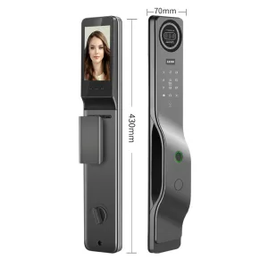 Tuya TTLOCK Smart Wood Steel Door Lock Face Recognition & Fingerprint Password Card & Key Option Cloud Data Storage Customizable - Image 1