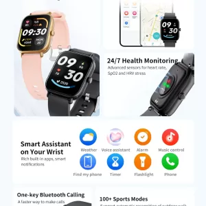 CX3 Fitness Oxygen Watch Smart Heart Rate Blood Oxygen Sleep Tracking Smart Watch - Image 5
