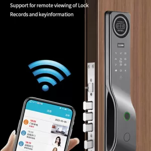 Tuya TTLOCK Smart Wood Steel Door Lock Face Recognition & Fingerprint Password Card & Key Option Cloud Data Storage Customizable - Image 2