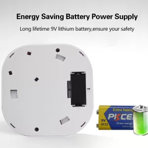 Wifi Smoke Alarm Detection Sensor Wireless Works with Alarm System Tuya Smart Life APP - Image 2