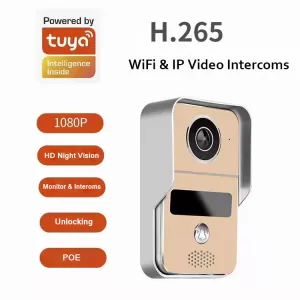 HD 2MP Tuya Smart APP Control IP Video Door Bell WiFi Video Intercoms - Image 2