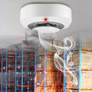 Wifi Smoke Alarm Detection Sensor Wireless Works with Alarm System Tuya Smart Life APP - Image 3